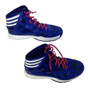 Adidas Sprint Frame Sprim Web High Top Basketball Shoes Size 7.5 Blue